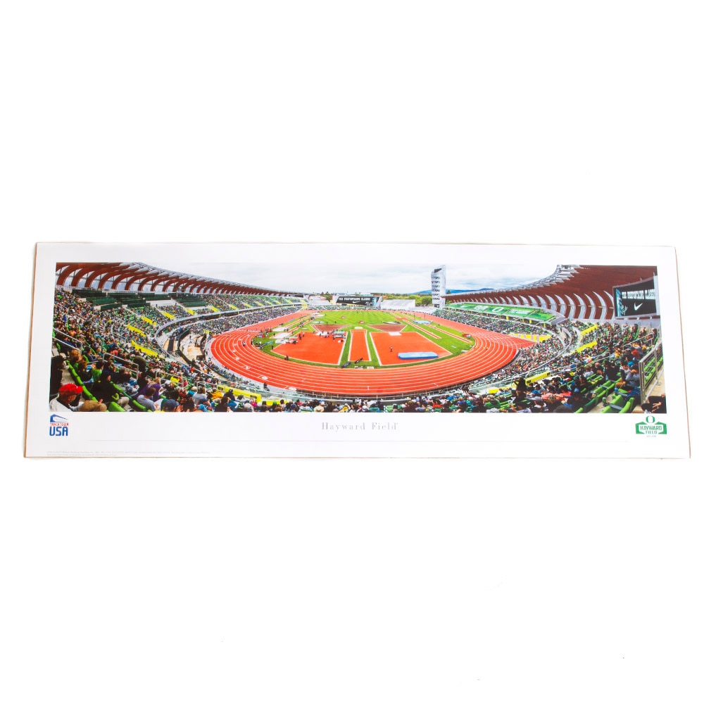 Hayward Field, Inside View, Blakeway Panoramas, 2022, Tubed, Poster